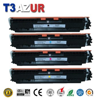 Lot de 4 Toners compatibles HP CE310A/CF350A)/ Canon 729