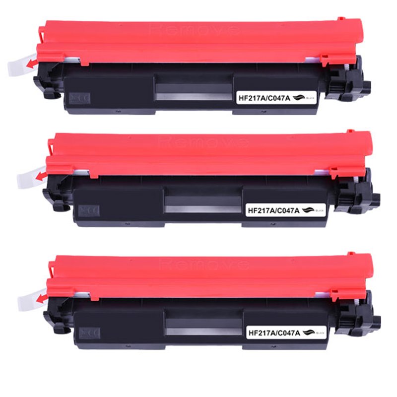 Lot de 3 Toners compatibles HP CF217A (17A) - 1 600 pages