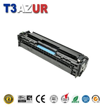 Toner compatible HP CC531A/CE411A/CF381A - Cyan- 2 800 pages