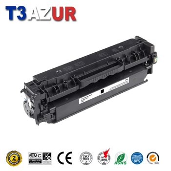 Toner compatible HP CF410X/CF410A (410X/410A)- Noire - 6 500 pages