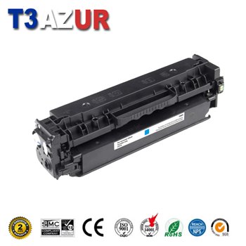 Toner compatible HP CF411X/CF411A (410X/410A)- Cyan - 5 000 pages