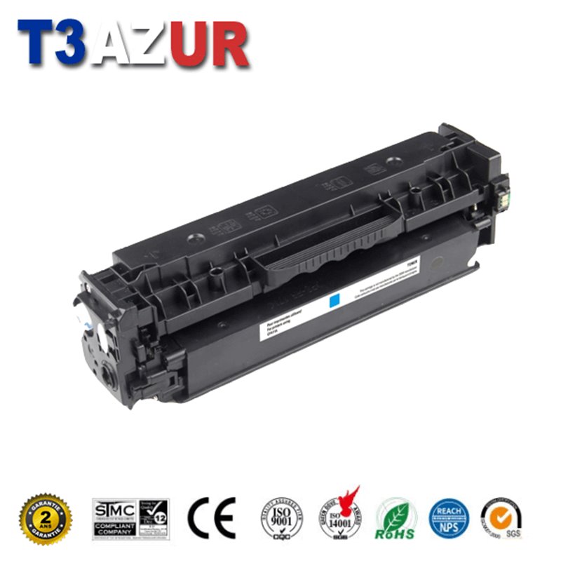 Toner compatible HP CF411X/CF411A (410X/410A)- Cyan - 5 000 pages