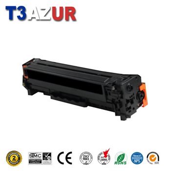 Toner compatible HP CF540X/CF540A (203X/203A) -Noire -3 200 pages