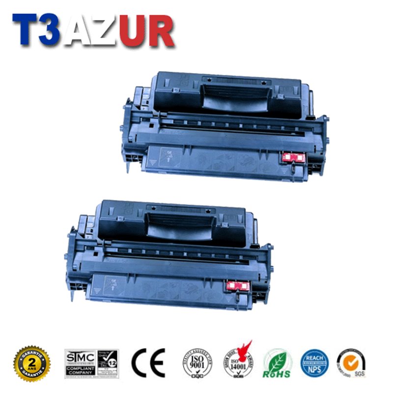 Lot de 2 Toners compatibles HP Q2612A (12A)/ Canon FX10/FX9/104/703 (0263B002/7616A005)- 2 000 pages