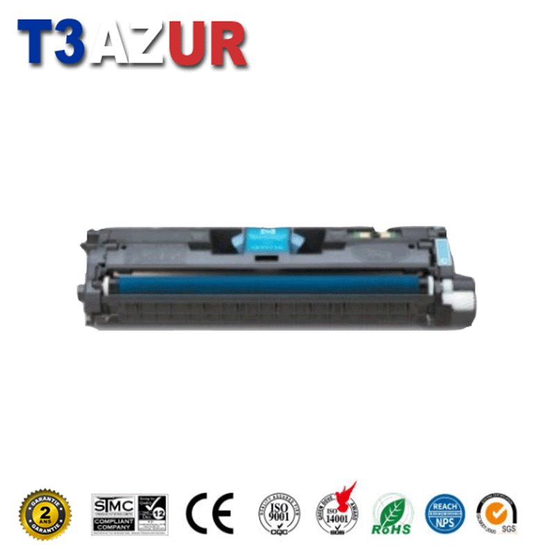 Toner compatible HP Q3961A/C9701A (122A/121A) / Canon 701 - Cyan - 4 000 pages