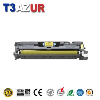 Toner compatible HP Q3962A/C9702A (122A/121A) / Canon 701 - Jaune - 4 000 pages