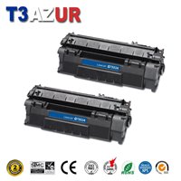 Lot de 2 Toners compatibles HP Q7553A/Q5949A/ Canon 708/715- 3 000 pages