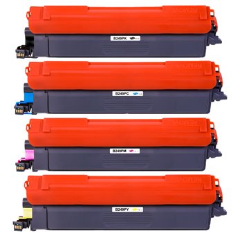 Lot de 4 Toners compatibles avec Brother TN249