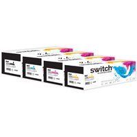 SWITCH - Lot de 4 Toners compatibles Brother TN247/ TN243