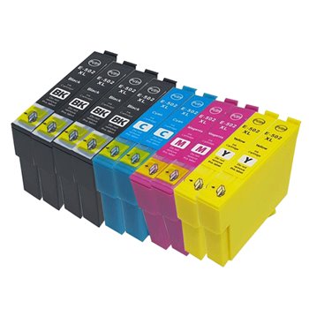 Lot de 10 Cartouche compatible Epson T02V6 (502 XL)