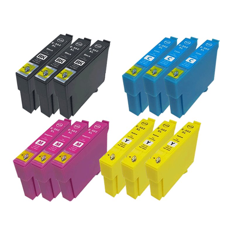 Lot de 10 Cartouche compatible Epson T02V6 (502 XL)