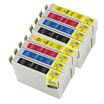 Lot de 5 Cartouches compatibles Epson T0711-T0714 (T0715 / T0895)