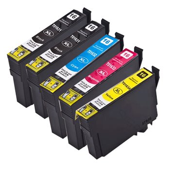 Lot de 5 Cartouches compatibles Epson T1631 - T1634