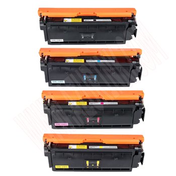 Lot de 4 Toners compatibles avec HP CF360/1/2/3X (508X)