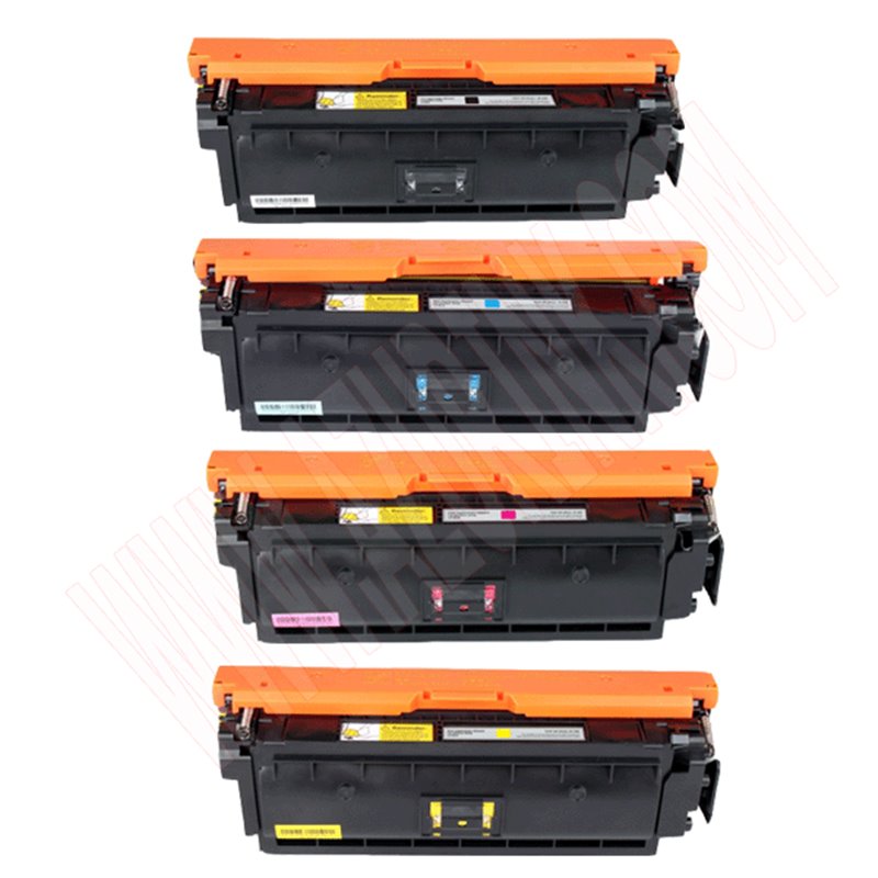 Lot de 4 Toners compatibles avec HP CF360/1/2/3X (508X)