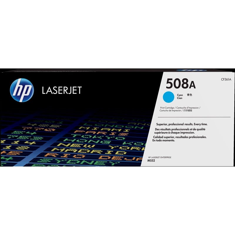 Original - Toner HP CF361A (508A) - Cyan - 5 000 pages