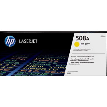 Original - Toner HP CF362A (508A) - Jaune- 5 000 pages