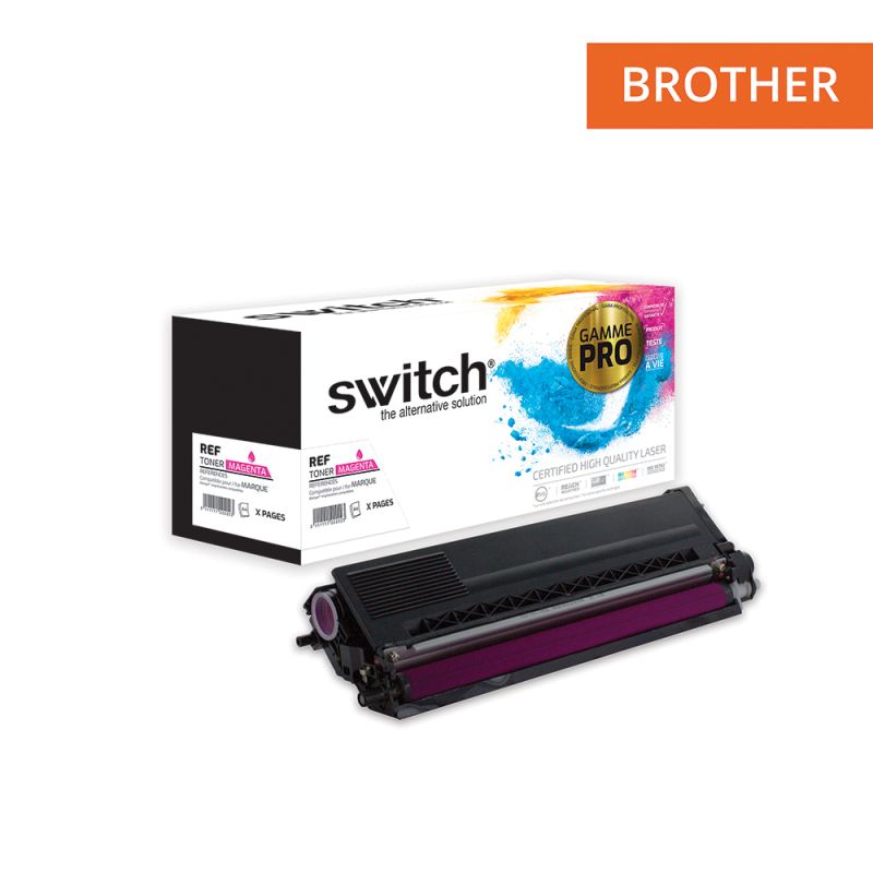 SWITCH - Toner compatible Brother TN326 - Magenta - Gamme PRO