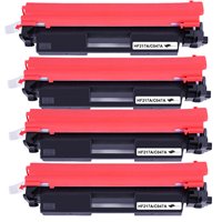 Lot de 4 Toners compatibles HP CF217A (17A) - 1 600 pages