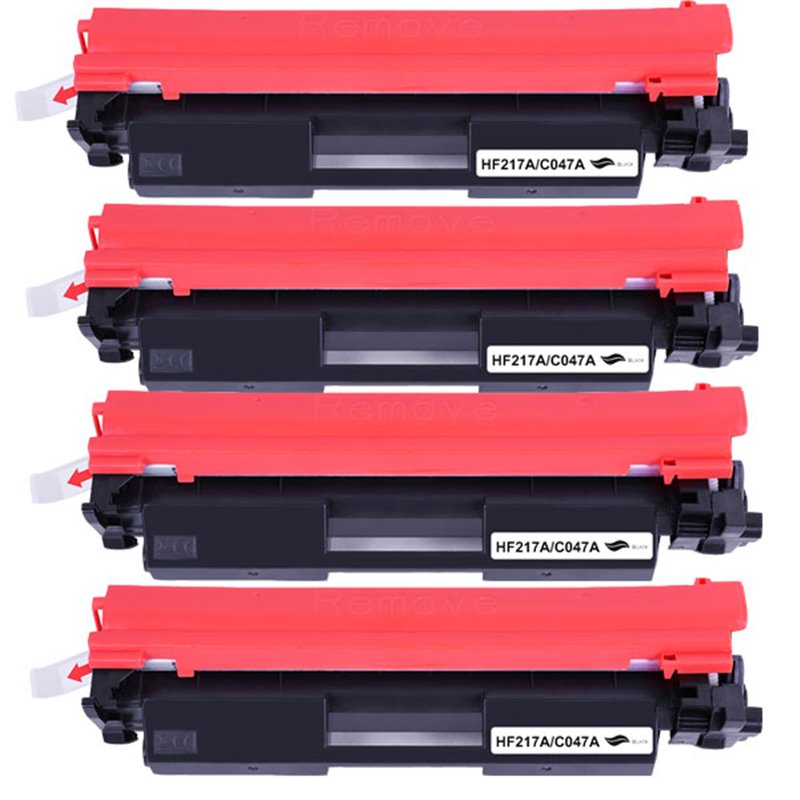 Lot de 4 Toners compatibles HP CF217A (17A) - 1 600 pages