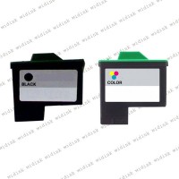 Lot de 2 cartouches compatibles Dell T0529 / T0530