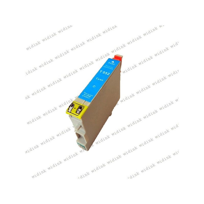 Cartouche compatible Epson T0552 (C13T05524010) - Cyan - 16ml