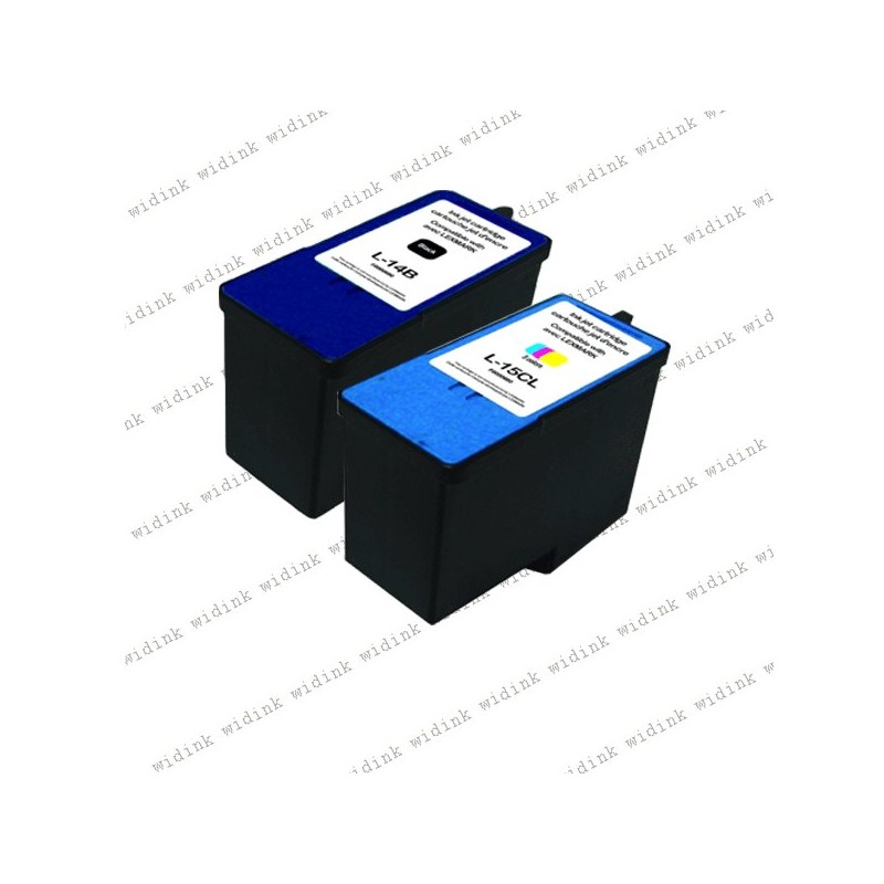 Cartouche compatible Lexmark 14XL (18C2090E) + 15XL (18C2110E)