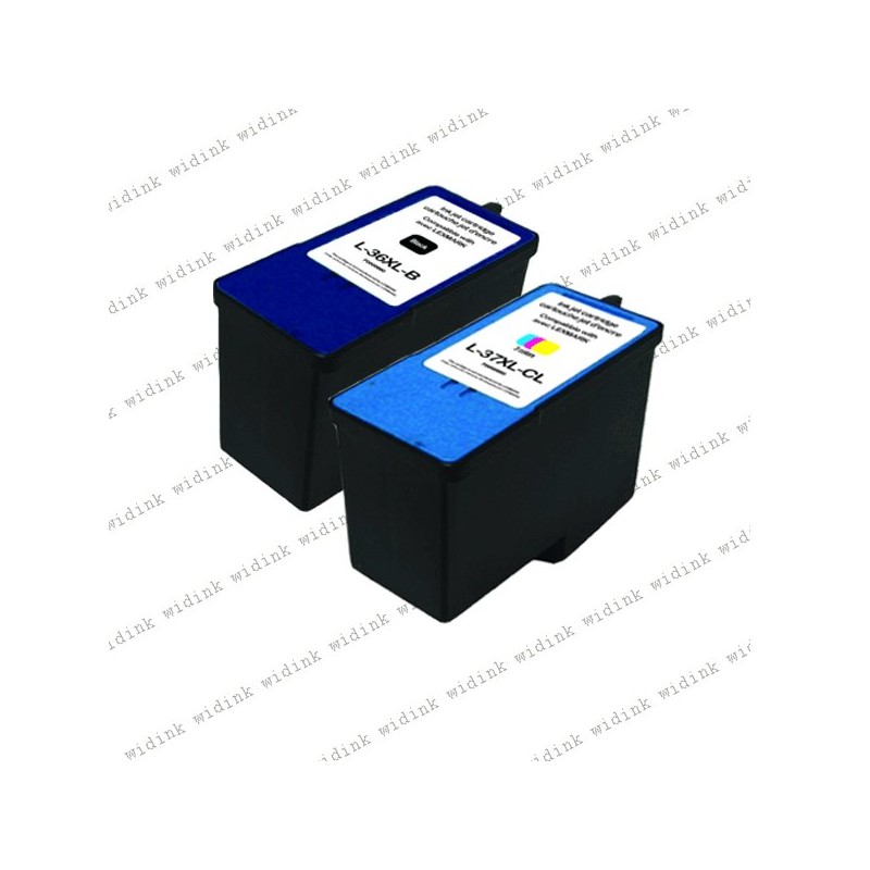 Cartouche compatible Lexmark 36XL (18C2170E/18C2130E)+ 37XL (18C2180E/18C2140E)