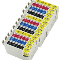 Lot de 20 Cartouches compatibles Epson T0711-T0714 (T0715 / T0895)