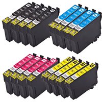 Lot de 16 Cartouches compatibles Epson T1631 - T1634