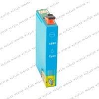 Cartouche compatible Epson T1592 (C13T15924010) - Cyan - 17ml