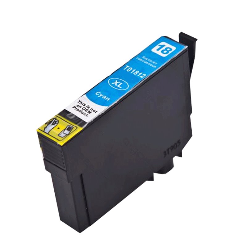 Cartouche compatible Epson T1812/T1802 (18XL)(C13T18124010/C13T18024010) - Cyan - 15ml