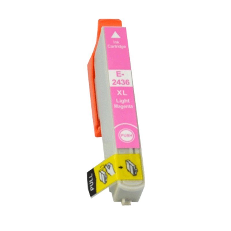 Cartouche compatible Epson T2436/T2426 (C13T24364010/C13T24264010) - Light Magenta - 12ml