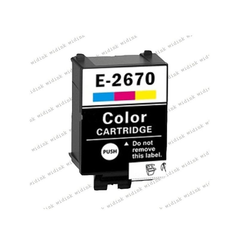 Cartouche compatible Epson T2670 (C13T26704010) - Couleur - 6,7ml