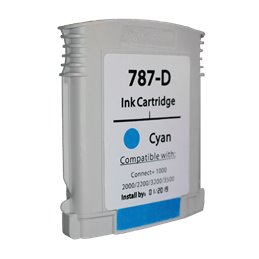 787-D - COMPATIBLE PITNEY BOWES Série SendPro™ P / Connect+® - CYAN - (TYPE CP)