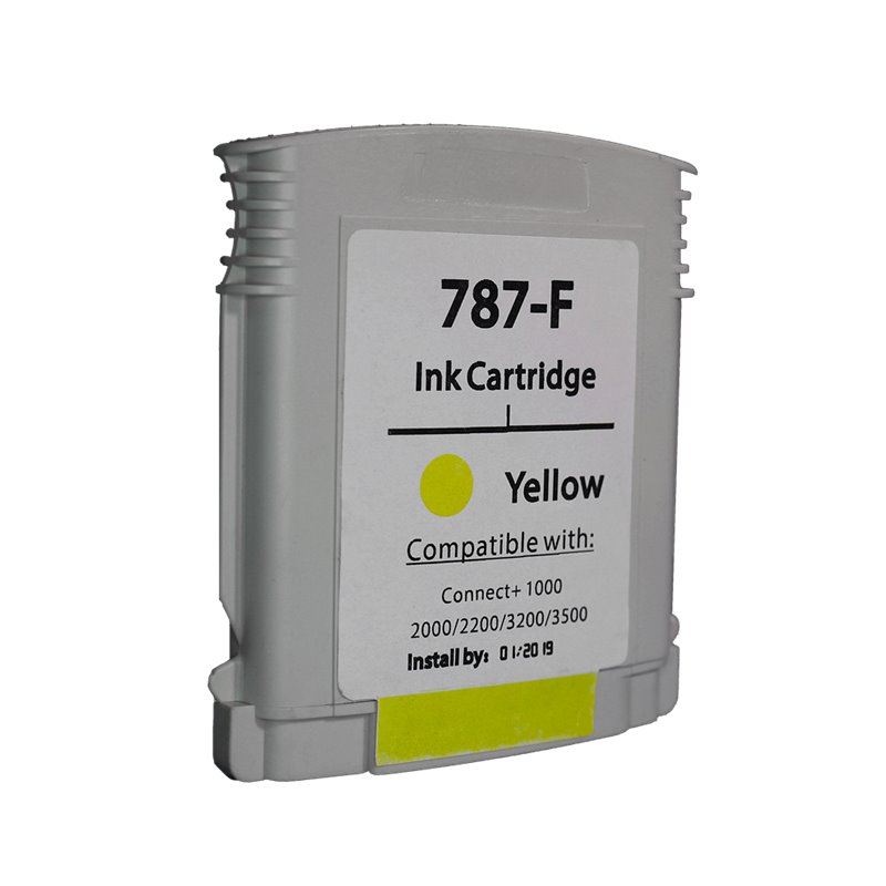 787-F - COMPATIBLE PITNEY BOWES Série SendPro™ P/Connect+® - JAUNE - (TYPE CP)