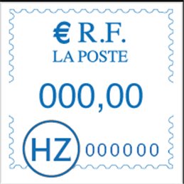 IS5000 / IS6000 - RECYCLEE NEOPOST / QUADIENT - 7210587L / 4150778B - ENCRE BLEUE - (TYPE HZ)