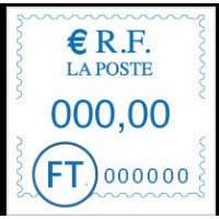 POWERMAIL - RECYCLEE DOC'UP - FR23003068 - RUBAN ENCRE BLEUE - (TYPE FT)