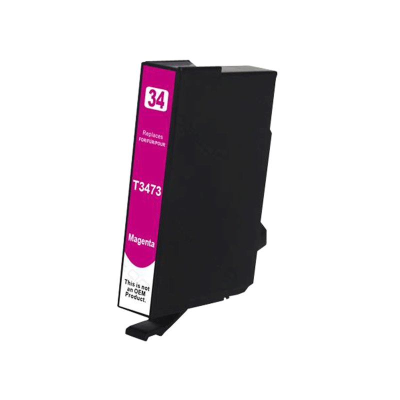 Cartouche compatible Epson T3473/T3463 (34XL) - Magenta - 12ml